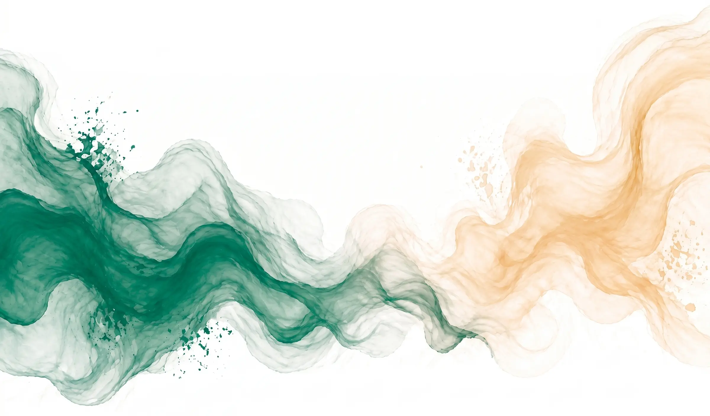 Two colored cloudy wave
